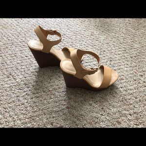 Tan Forever 21 Wedges